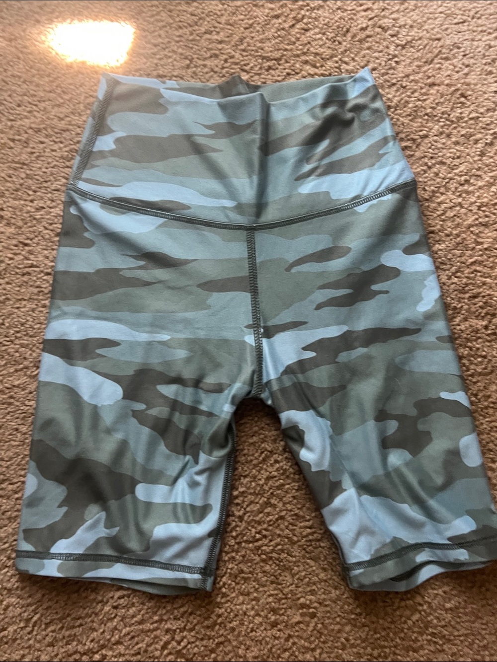 Aerie High-Waist Camo Bike Shorts
